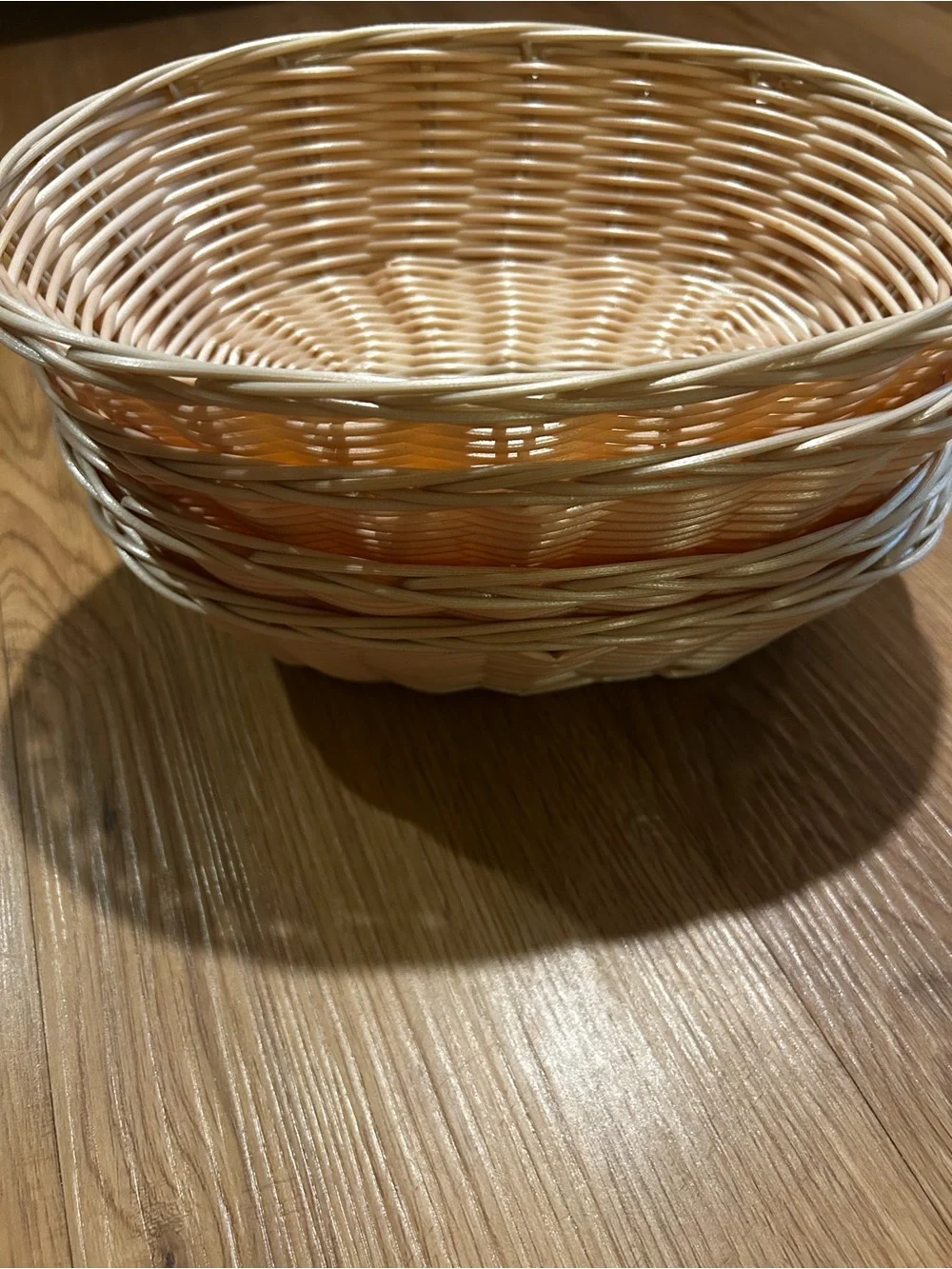 Wicker Woven Oval Serving Baskets - great for gift baskets or serving food